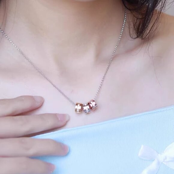 APM Monaco Morse Code Adjustable Necklace - Picture 6 of 6